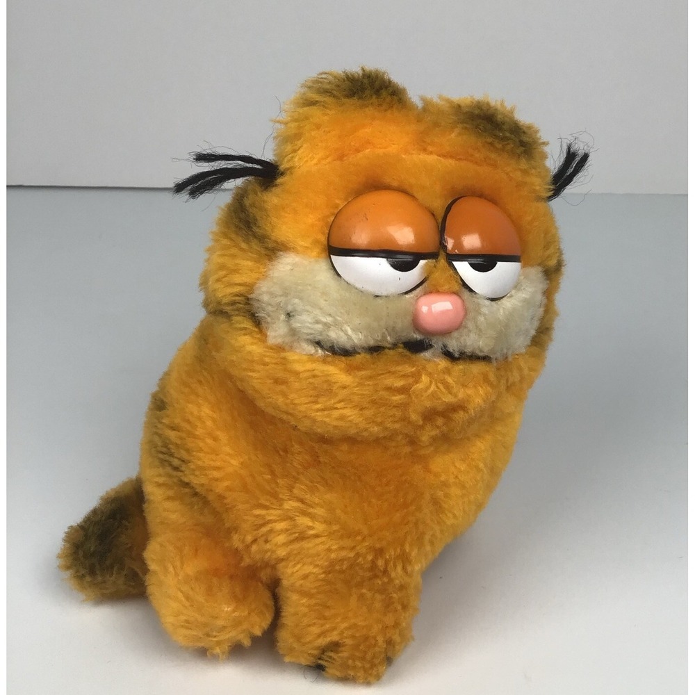 Vintage 5" 1981 Dakin Garfield The Cat Plush Toy Stuffed Animal